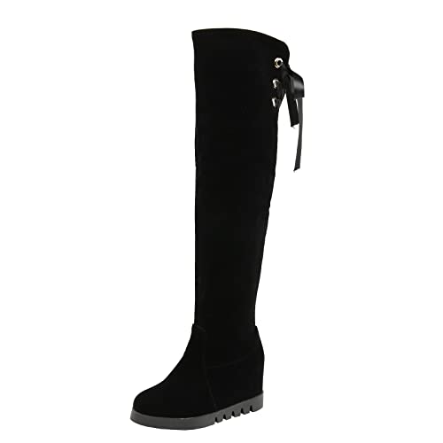 Bottes à plate-forme pour femmes isolantes et stables en hiver