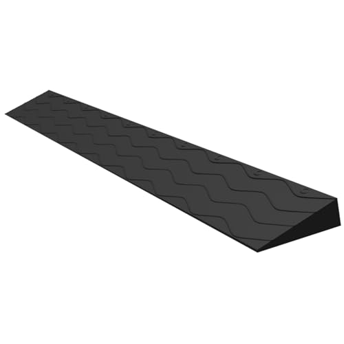 Rampa umbral interior para scooter eléctrico negro 100x22x10cm miniatura 1