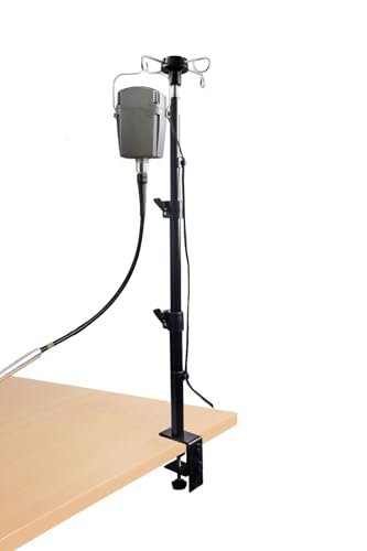 Wintopro Height Adjustable Flex Shaft Rotary Tool Hanger Stand with Table Clamp Heavy Duty Motor Mount Compatible with Foredom Dremel Grobet Tools