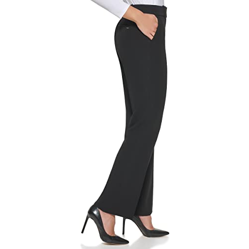 Image of Tommy Hilfiger Solid Sutton Boot Leg Trousers