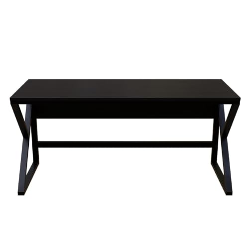 Image of Riyan Luxiwood Alden Brown Computer Table in Engineering Wood for Home & Office, Simple Style Desk, Scratch Resistance Surface, Easy to Assemble, Study Table for Kids (Size-150 X 60 X 75 Cm)