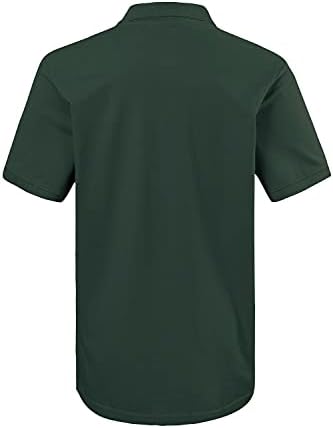 JP 1880 Men's Big & Tall Classic Cotton Pique Polo Shirt Dark Green XX-Large 702560 40-XXL