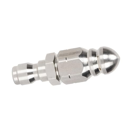 2. Boquilla de drenaje de 360 grados, rosca de 1/4 pulgadas, herramienta de eliminación de obstrucciones de resistencia industrial para uso doméstico y comercial, limpiador de drenaje de fuerza