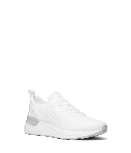 Michael Kors Men's Trevor Slip On Trainer Sneaker, Bright White, 11.5