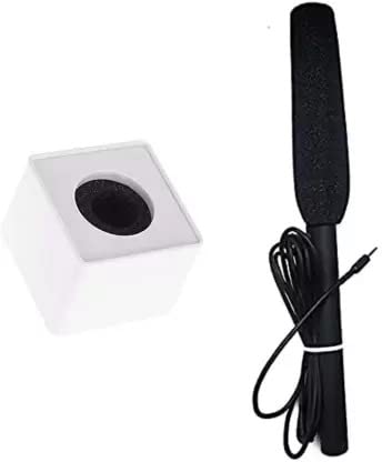 WON Reporter/Journalist/News/YouTube Mobile Microphone with(Square ID) | Lightweight & Compact Design Mic for Interview with Easy Grip