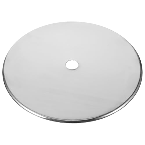 WRITWAA Anillo Adaptador para Placa de Inducción 285 CM Acero Inoxidable Difusor de Calor para Cocina Eléctrica y Vitrocerámica Anillo Antidesbordamiento para Olla Eléctrica Accesorio