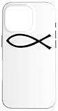 Christliches Ichthys Fisch-Symbol Hülle für iPhone 16 Pro