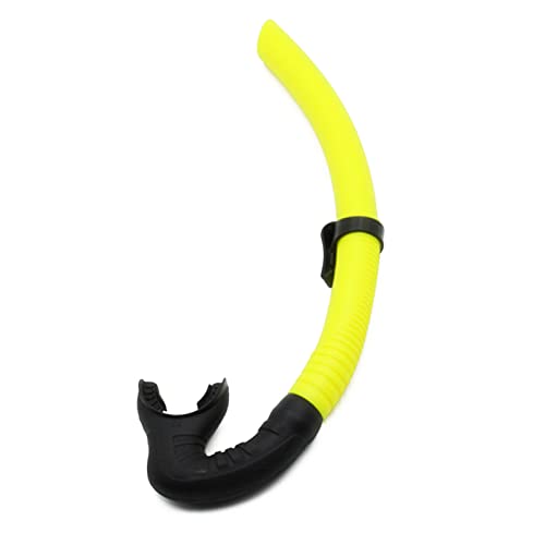 QMQJIA Diving Dry Snorkel J-Shape Full Food-Grade Silicone Freediving Snorkel for Snorkeling Diving Freediving Swimming Free Diving Snorkeling Gear for Adults