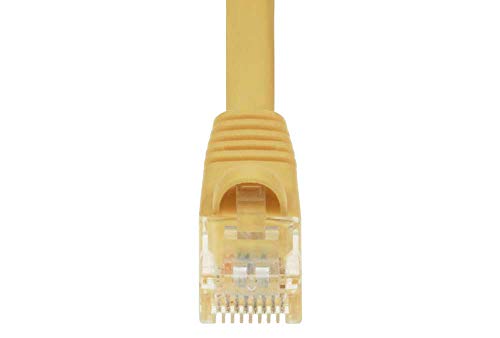 Cable de red UTP Cat 5E 1ft amarillo miniatura 4