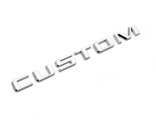 Image of 1Pc 2019-2023 Custom Letter Logo Tailgate Emblem 3D Badge Nameplate (Chrome)