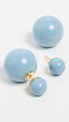 SHASHI Women's Double Ball Earrings French Blue3