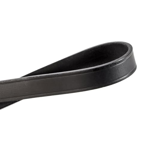 TRIXIE Hundeleine aus Leder Active V-Leine Leder L–XL, 2,00 m 22 mm in schwarz - Verlängerungsleine mit hohem Bewegungsfreiraum - für große bis sehr große Hunde - 18051