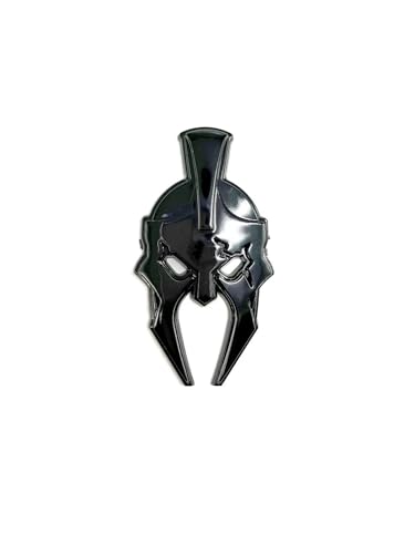 Image of 2Pcs Custom Gladiator Emblems Car Badge Left Right Side Sticker Compatible with Jeep Wrangler JL JK Gladiator Universal Car Vehicle, Truck, Motorcycle (Glossy Black)