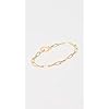 gorjana Women's Parker Paperclip Link Chain Bracelet, 18k Gold Plated, Signature Clasp