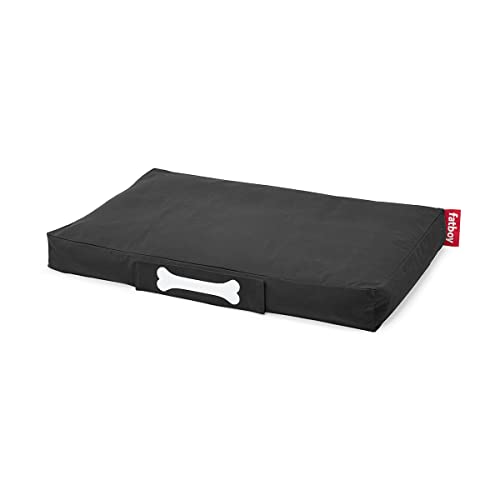 Fatboy Doggielounge Stonewashed Stonewashed Hundekissen, Schwarz, Hundebett/Sitzsack/Sofa, waschbar, für kleine und große Hunde