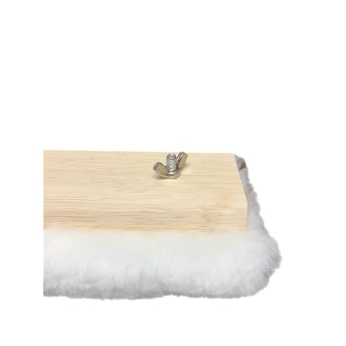 Image of Tru-Lamb 10 inch Lambskin Floor Applicators (3-Pack) - 100% Natural Lambswool Applicator for Polyurethane, Stain, Wax & Floor Finish - Professional Lint-Free Applicator for Hardwood Floors