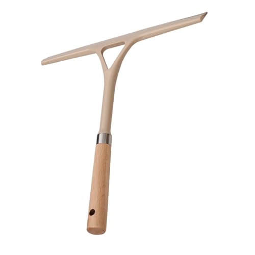 ノーブランド品 多機能窓用ワイパー 自然素材耐久性 高速清掃 浴室曇り鏡対応 家用窓掃除ツール 車用フロント水切り器