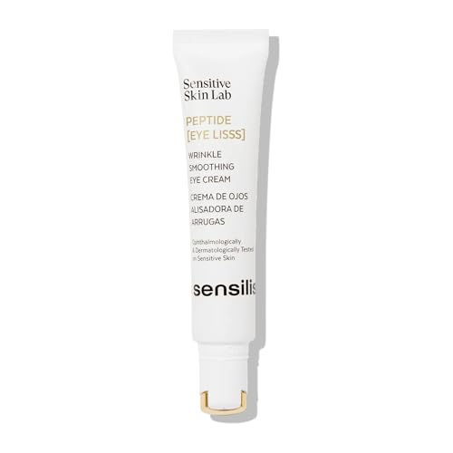 Sensilis - Peptide Eyes Lisss, Contorno de Ojos, Efecto Lifting, Alisa y Reduce Arrugas, con Péptido SYN-AKE, Ácido Hialurónico y Acción Antioxidante, Apto para Pieles Sensibles - 15 ml