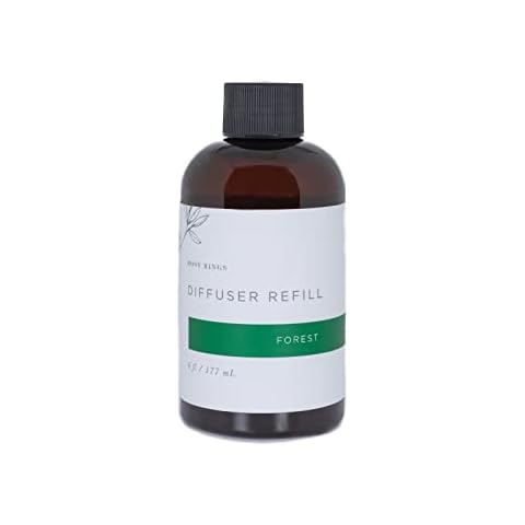 Rosy Rings Fragrance Diffuser Oil Refill 6oz - Aromatherapy, Scented Air Freshener Deodorizer Oil, Scented Refill for Home, Kitchen, Living Room, Decor Humidifier Essential Oils Woodsy Scent (Forest) Cover