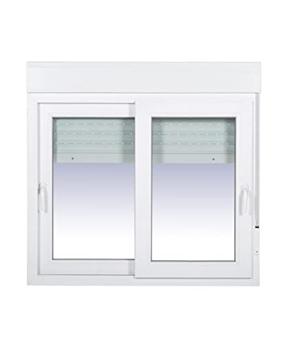 Ventanastock Ventana PVC Corredera Con Persiana (PVC) 1200x1155 2 hojas