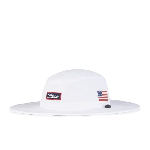 Titleist Men's Standard Tour Aussie Golf, Hat, White, OSF
