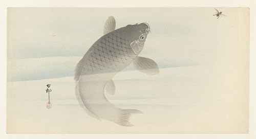 Affiche Toile Mésange à queue Ohara Koson Art Portrait Décoration Murale Chambre 60x90