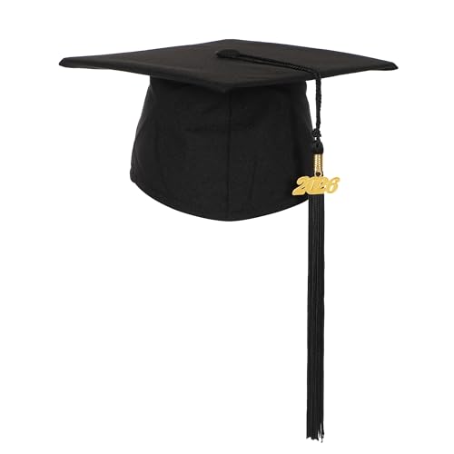 Image of Matte Kindergarten Preschool Graduation Gown and Cap Set with Year Tassel for Kids