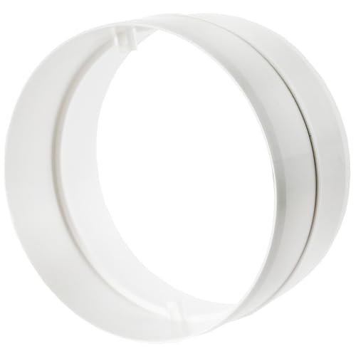 SPARES2GO Air Con Flexible Hose Pipe Vent AC Extension Kit for Portable Air Conditioners (6m x 5" / 125mm)