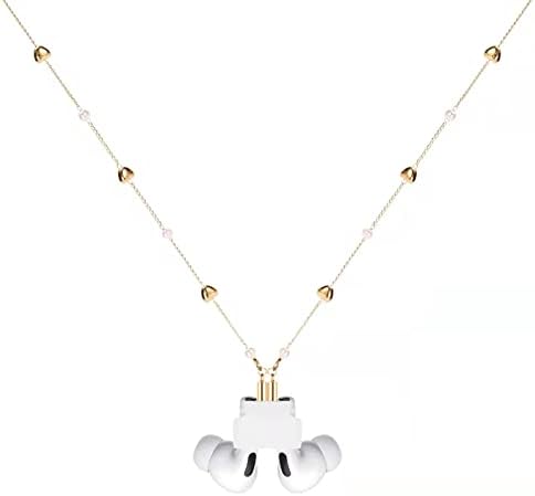 Amazon.com: Tapper 18K Rose Gold Plated Rope Chain for AirPods