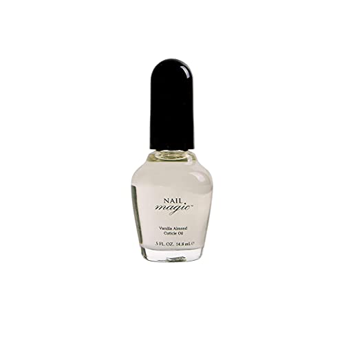 Nail Magic Hand & Cuticle Oil - Vanilla Almond Cuticle Oil - Natural Cuticle Oil, Nail Health, Stronger Nails - 0.5 Fluid Ounce #TOP5