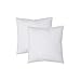 PERLARARA - Lot de 2 Coussin 45x45 a Recouvrir, Coussin de Garnissage Blanc, Rembourrage Coussin Carré Fabriqué en Italie