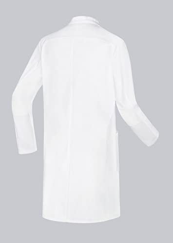 BP Med Coats 1747-684-21 Arztkittel für Herren - Langärmelig - 48% Baumwolle, 48% Polyester, 4% Elastolefin - Normale Passform - Größe: 48n - Farbe: weiß – Bild 2