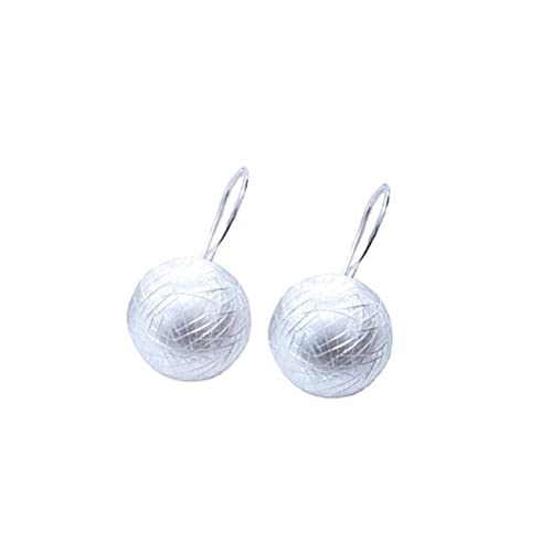 Boucles d'oreilles S925 faites main LAMGUL, l'excellence du demi-cercle brossé