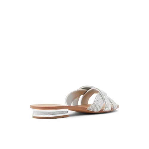 Image of Aldo COREDITH-IN040 Ladies SILVER Flat Sandals