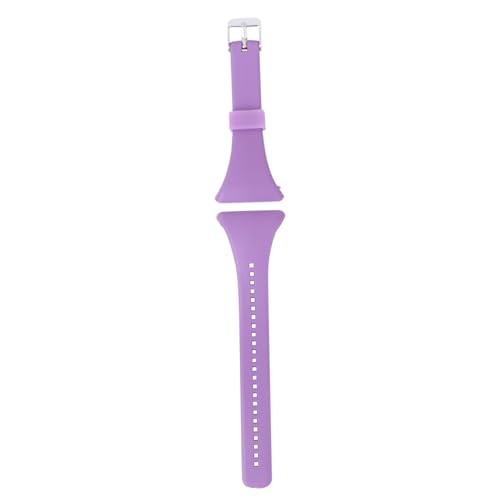 Homoyoyo Correa De Silicona Para Reloj Polar FT4 y FT7 - Pulsera De Reemplazo De Liberación Rápida - Compatible y Ajustable Púrpura