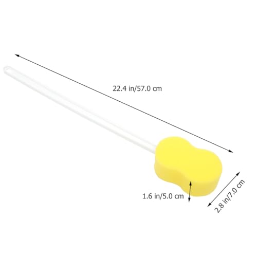 Cepillo para lavar espalda sin esfuerzo esponja de baño mango largo limpieza corporal 2