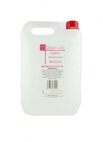 DESIGN LOOK - Champú de Manzana 5000ml – Limpieza Suave con pH Equilibrado – Aroma Frutal Duradero – Uso Diario para Todo Tipo de Cabello – Formato Familiar con Dispensador