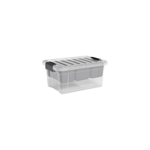 Superio Mini Storage Container Organizing Bin with Removable Tray Plastic