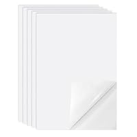 Stickvlies Wasserlöslich Selbstklebend A4 Stickvorlagen Wasserlösliches Klebend Stickvlies Ausreißbar Stickfliesen Bedruckbar 5PCS