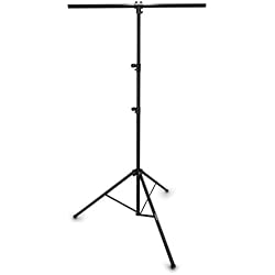 Tripode Para Luces Dj Casero Audibax STAND MH-PRO - Soporte de Iluminación - Trípode para Luces con Rótula de Bola - Soporte para Luces de Discoteca - Altura Regulable de 145 a 325 cm - Barra T con 4 Puntos de Agarre para Luces