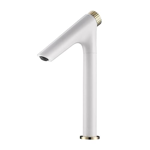Robinet de lavabo monotrou chromé bas pour eau chaude et froide