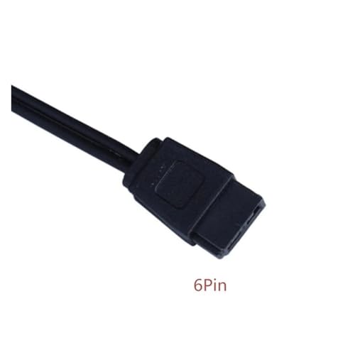Cable Adaptador de Poder SATA 15-Pin a 6-Pin 6.7in miniatura 4