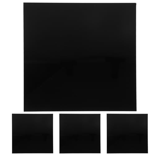 Panel acrílico negro ifundom de 20x20 cm para corte y grabado