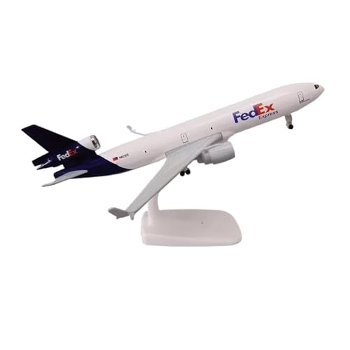Modèle d'avion MD-11 Fedex Express de 20cm pour décorations de bureau - 5