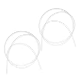 immagine prodotto SUPVOX 2 pezzi Silicone Tubo Ricambio per Tiralatte Elettrico Tubo Flessibile e Delicato Compatibile con Vari Modelli Facile da Pulire e Sostituire Accessorio Sicuro e Confortevole per