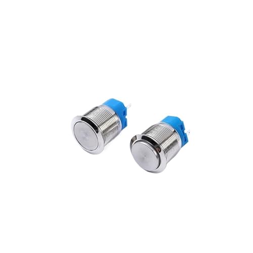 Botón de metal de 25 mm con interruptor de autobloqueo para automatizar paneles domésticos