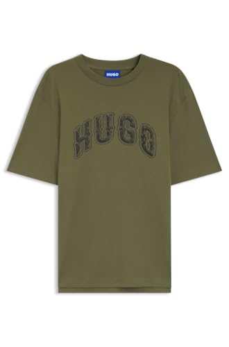 T-Shirt Bleu Hugo Nerpient 10258299 01 en Taille XL pour Homme au Style Épuré