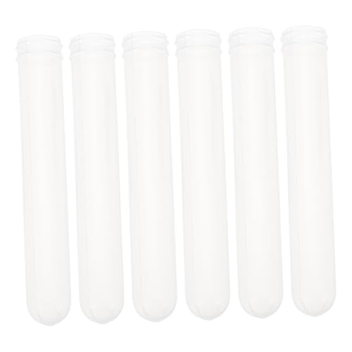 VILLFUL 500個 製軟質プラスチック試験管 化学実験用耐熱耐摩耗サンプルチューブ 学校 研究室向け使い捨て実験器具