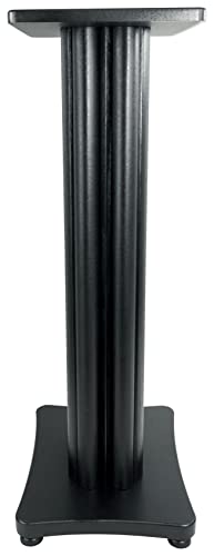 2rockvilless28bpremiumblackwoodgrain28homespeakerstandsupto100lbs Urban Country Home Decor 2 rockville ss28b premium black wood grain 28 home speaker stands up to 100lbs urban country home decor