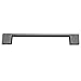 Southern Hills Matte Black Cabinet Pulls - 160mm Handles for Cabinets, Kitchen, Dresser, Drawer, Vanity, Door - Hardware